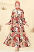 Dress 7129BG354-MS Salmon - Thumbnail