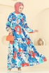 Dress 7129BG354-MS Saxe - Thumbnail