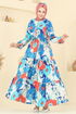 Dress 7129BG354-MS Saxe - Thumbnail
