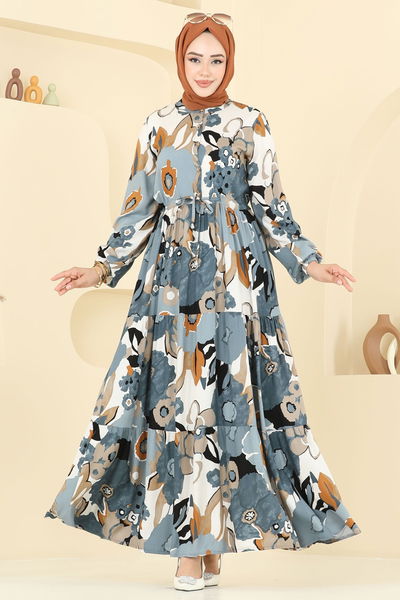 E.R.K. - Dress 7129ERK1158-MS Anthracite - 398629