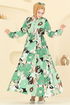 Dress 7129ERK1158-MS Green - Thumbnail