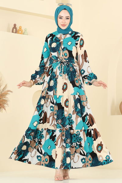 E.R.K. - Dress 7129ERK1158-MS Petroleum - 398661