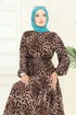 Dress 7130ERK1158-MS Brown - Thumbnail
