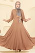 Dress 7132ERK1158-MS Camel - Thumbnail