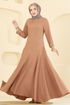 Dress 7132ERK1158-MS Camel - Thumbnail