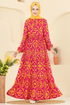 Dress 7134ERK1158-MS Fuchsia - Thumbnail