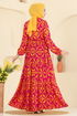 Dress 7134ERK1158-MS Fuchsia - Thumbnail