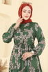 Dress 7135ERK1158-MS Emerald - Thumbnail