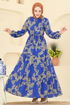 Dress 7135ERK1158-MS Saxe - Thumbnail
