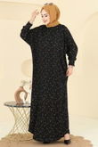 E.R.K. - Dress 7137ERK1158-MS Pattern 1 Black