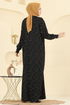 Dress 7137ERK1158-MS Pattern 1 Black - Thumbnail