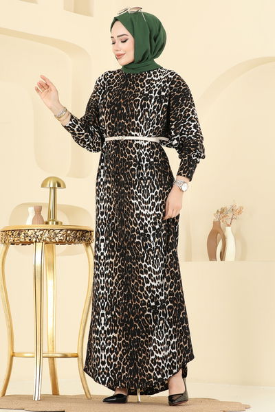 E.R.K. - Dress 7137ERK1158-MS Pattern2 Leopard&Vision - 406228