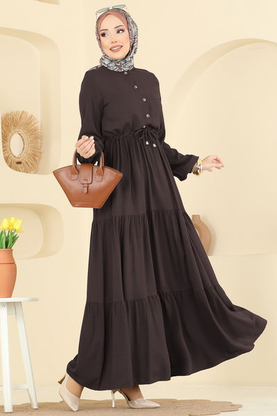 B.G.S. - Dress 7138BG354-MS Brown - 416374