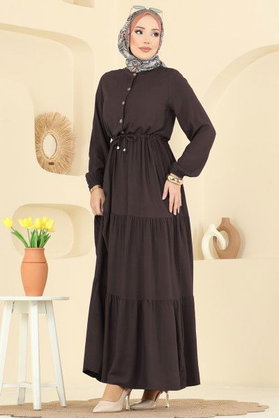 B.G.S. - Dress 7138BG354-MS Brown
