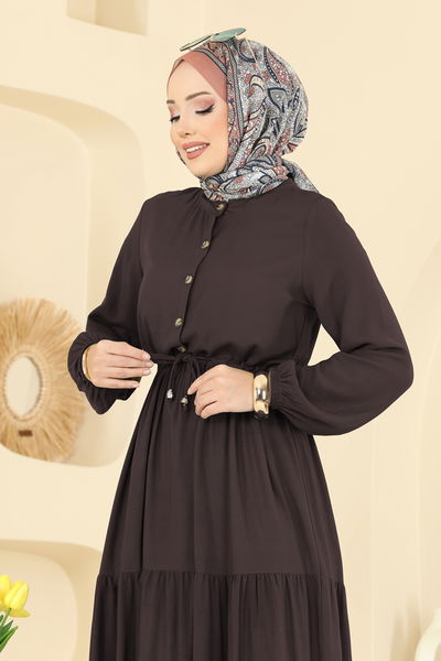 B.G.S. - الفستان بني 7138BG354-MS - 416377