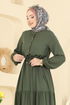 Dress 7138BG354-MS Khaki - Thumbnail
