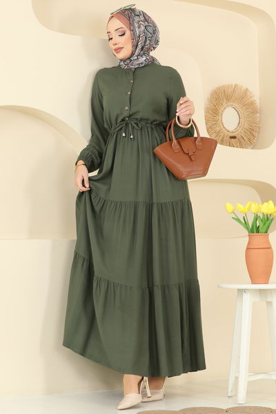 B.G.S. - Dress 7138BG354-MS Khaki - 416367