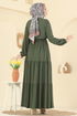 Dress 7138BG354-MS Khaki - Thumbnail