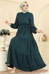 Dress 7138BG354-MS Petroleum - Thumbnail