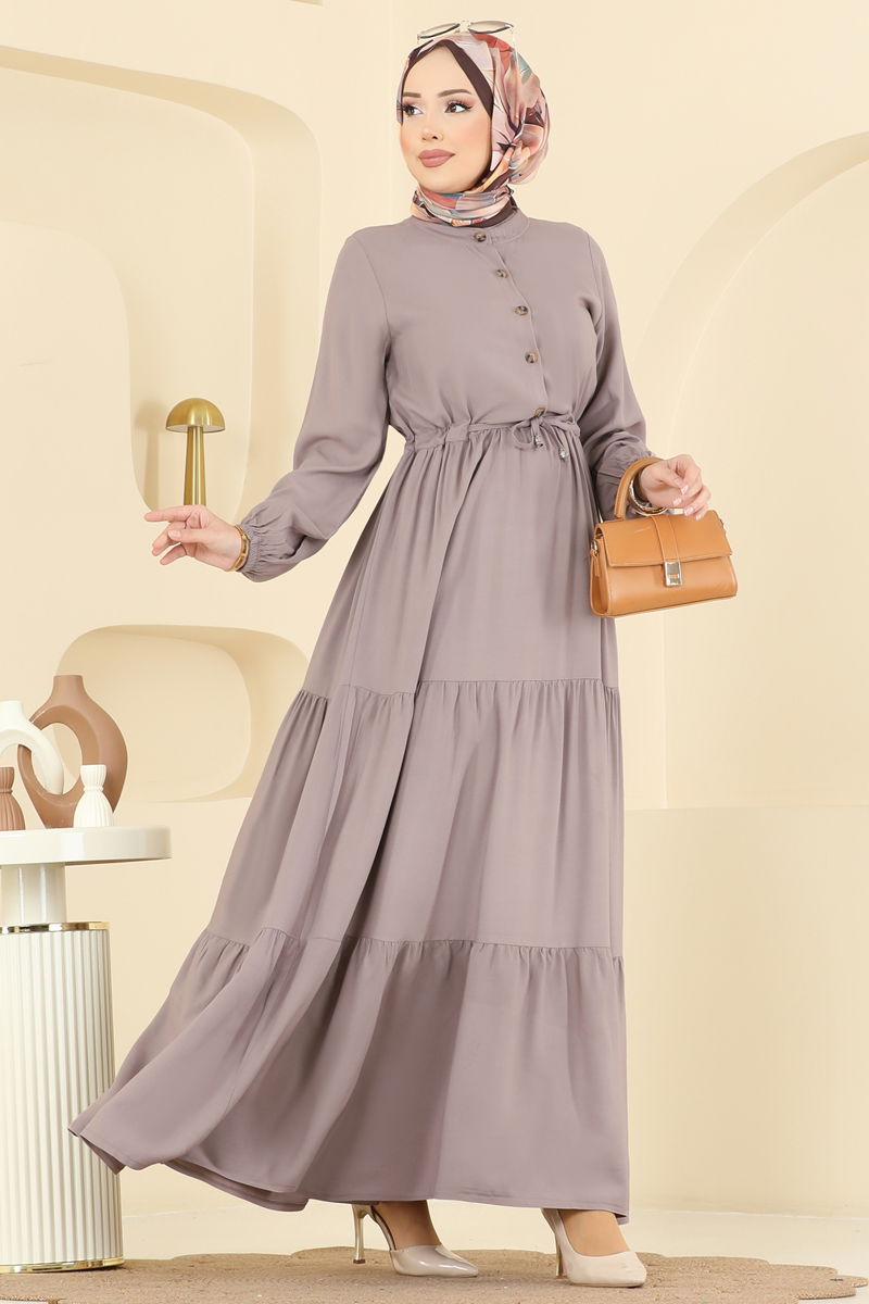 الفستان بيج 7138BG354-MS