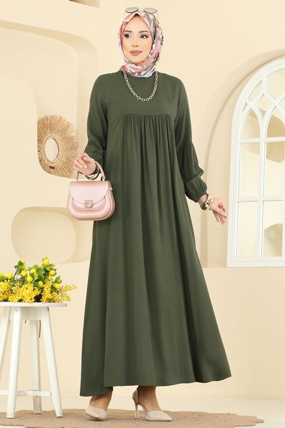 B.G.S. - Dress 7139BG354-MS Khaki - 416322