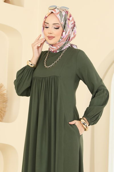 B.G.S. - Dress 7139BG354-MS Khaki - 416323