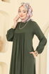 Dress 7139BG354-MS Khaki - Thumbnail