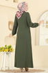 Dress 7139BG354-MS Khaki - Thumbnail