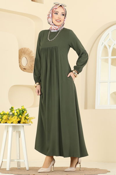B.G.S. - Dress 7139BG354-MS Khaki - 416325