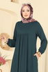 Dress 7139BG354-MS Petroleum - Thumbnail