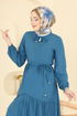 Dress 7151BG354-MS Indigo - Thumbnail