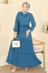 الفستان ازرق 7151BG354-MS - Thumbnail