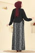 Dress 7153ERK1158-MS Black - Thumbnail