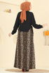 Dress 7153ERK1158-MS Brown - Thumbnail