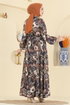 Dress 7157ERK1158-MS Brown - Thumbnail