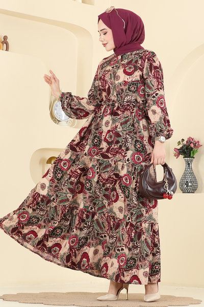 E.R.K. - Dress 7157ERK1158-MS Damson - 428308