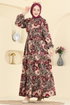 Dress 7157ERK1158-MS Damson - Thumbnail