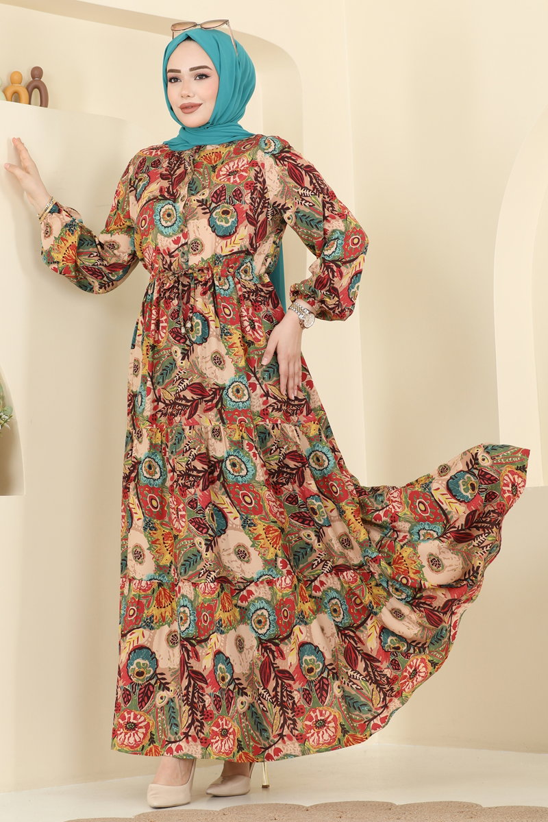 Dress 7157ERK1158-MS Turquoise