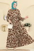 Dress 7158ERK1158-MS Brown - Thumbnail
