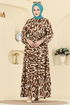 Dress 7158ERK1158-MS Brown - Thumbnail
