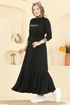 Dress 715PM271-MS Black - Thumbnail