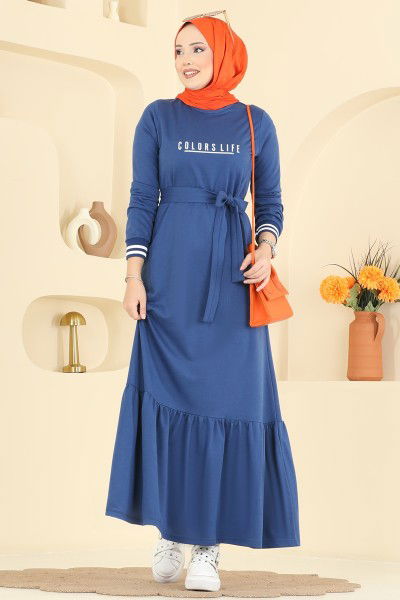 P.R.M. - Dress 715PM271-MS Indigo