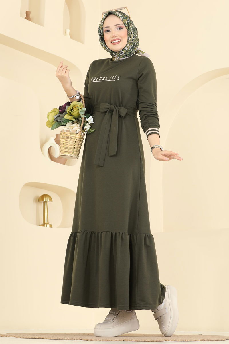 Dress 715PM271-MS Khaki