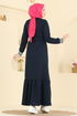 Dress 715PM271-MS Navy Blue - Thumbnail