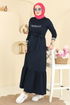 Dress 715PM271-MS Navy Blue - Thumbnail