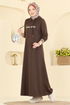 Dress 717PM271-MS Brown - Thumbnail