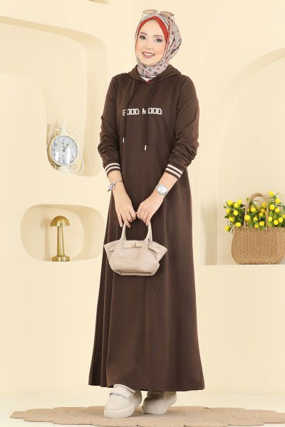 P.R.M. - Dress 717PM271-MS Brown