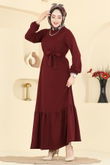P.R.M. - Dress 718PM271-MS Burgundy