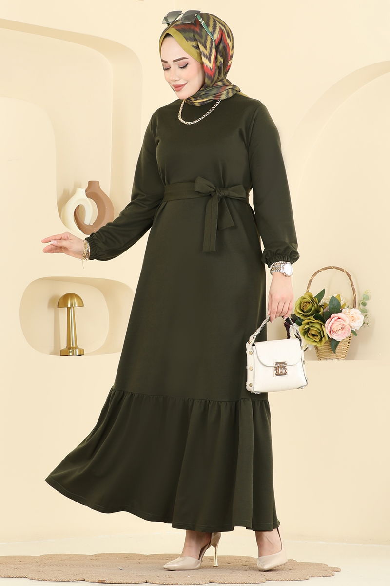 Dress 718PM271-MS Khaki