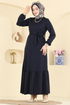 Dress 718PM271-MS Navy Blue - Thumbnail